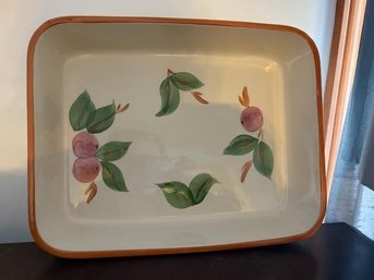 Franciscan Baking Dish With Apple Pattern