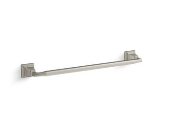 New - Kohler Kallan 18' Towel Bar In Brushed Nickel
