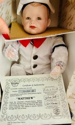 Yolanda's Picture Perfect Babies 'Matthew' Doll With Numbered Certificate By The Ashton Drake Galleries