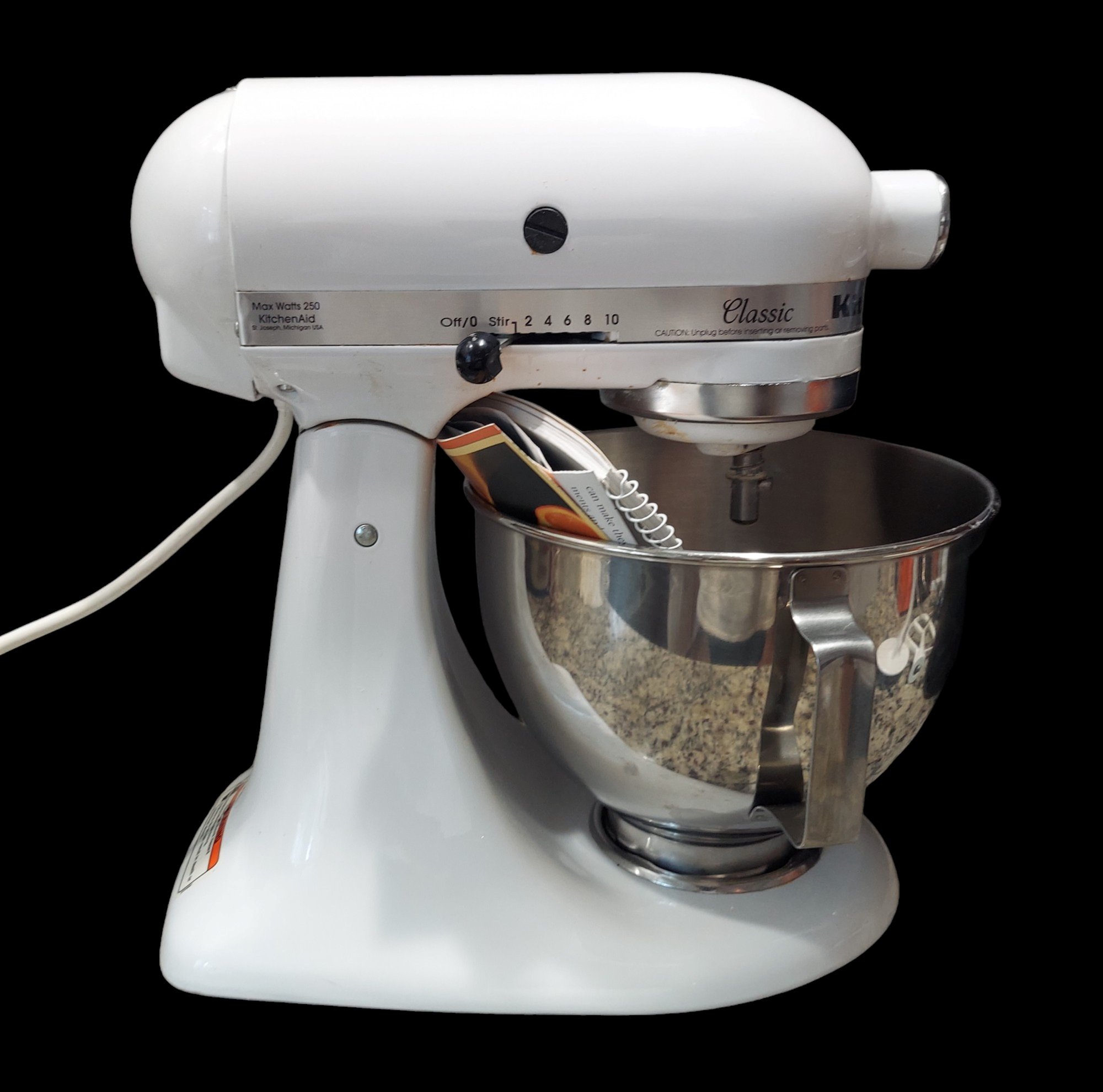 KitchenAid K45SS 10-Speed Tilt-Head Stand Mixer With Bowl & Attachments ...