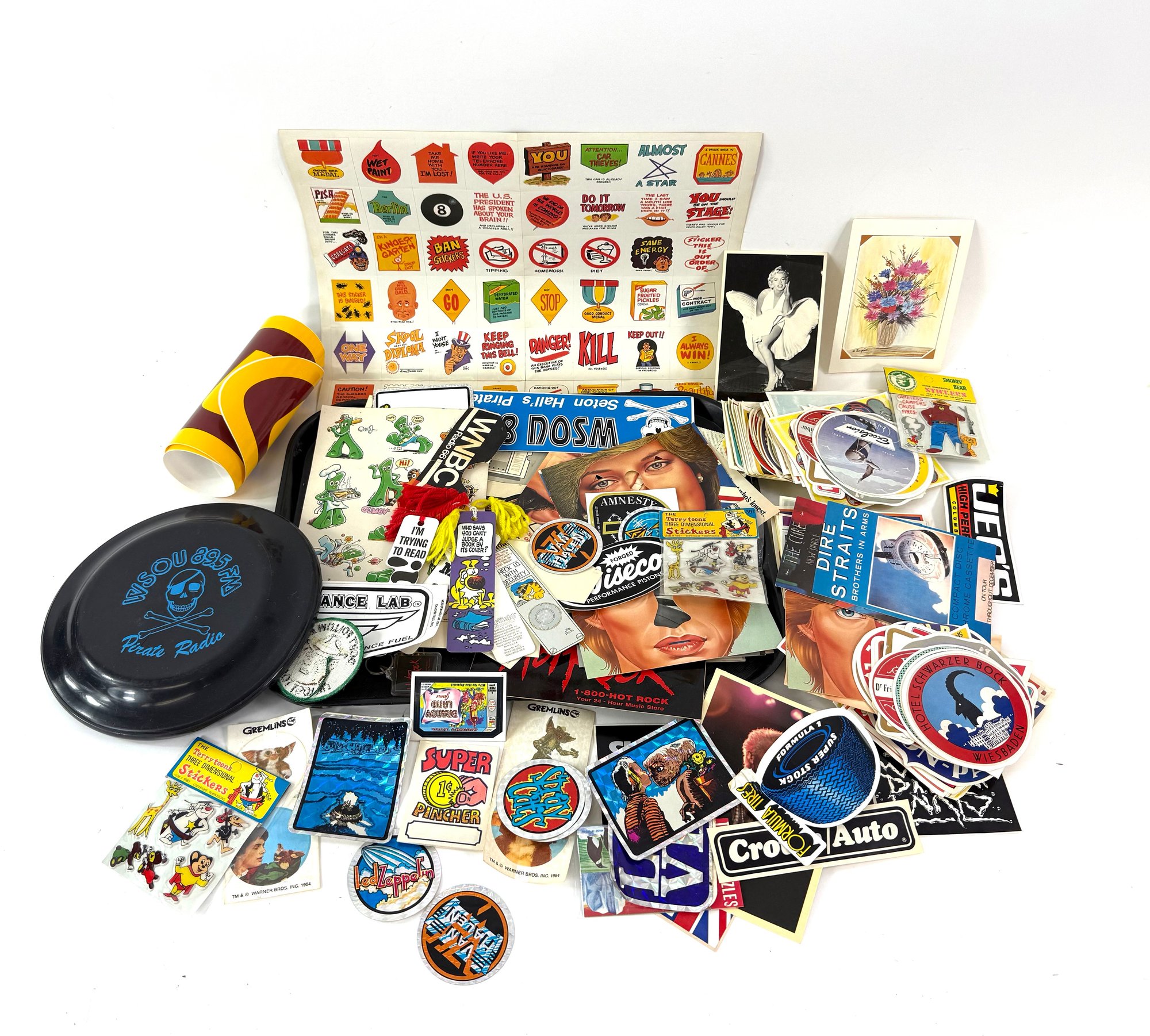 Vintage And Contemporary Lot Of Stickers And Advertising #4702 ...