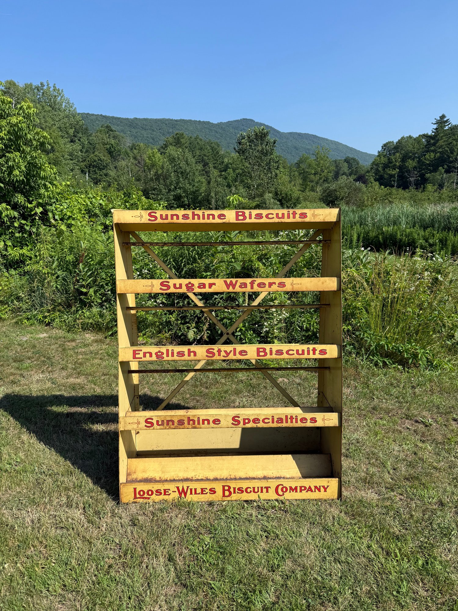 Large Sunshine Biscuit Display Rack. #3348 | Auctionninja.com