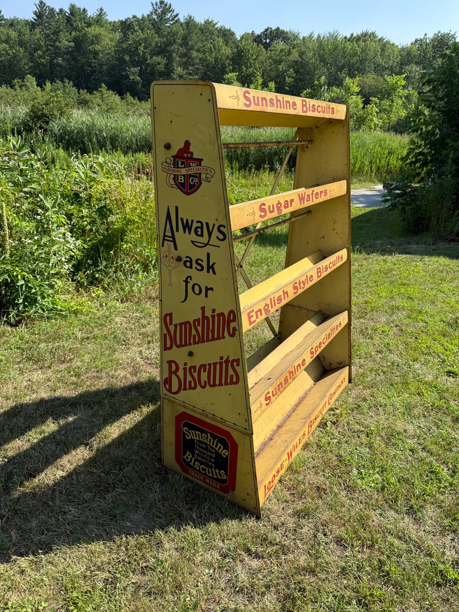 Large Sunshine Biscuit Display Rack. #3348 | Auctionninja.com