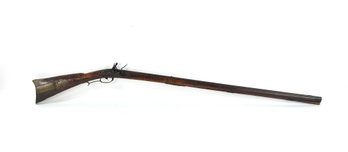 Antique Flintlock Pennsylvania Long Rifle