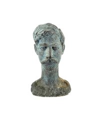 Mid-century Bust Of A Gentleman Dated 1964