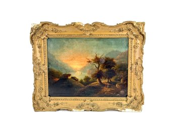 19th Century Painting Of  New England Valley