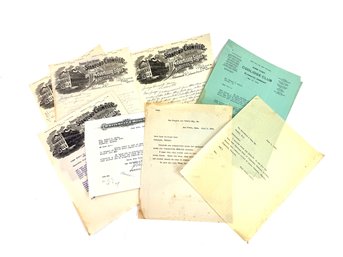 1924 Calvin Coolidge Campaign Advertising  Paperwork