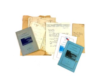 Original Draft Of The Footprints Of Calvin Coolidge By Mary Summer Brown