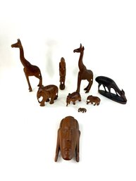 Group Of African Wooden Carving