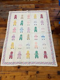 1950-60s Unique Childs Quilt