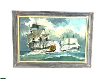 Second Large Battleship Painting