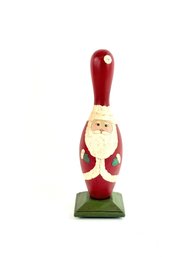 Original Warren Kimble Hand Painted Christmas Bowling Pin