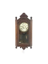 19th Century Victorian Corner Clock