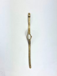 10 Karat Gold Plated Vintage Bulova Woman's Watch