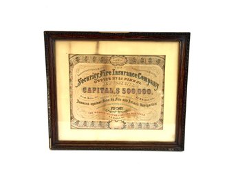 19th Century Insurance Company Advertising