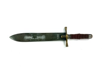 Reproduction Railroad 1869 Presentation Bowie Knife