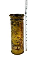 WW2 Trench Art Shell Engraving