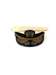 WW2 US Navy Officers Commanders Hat