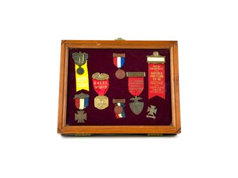 Large Group Of  1900s Daughters Of Veterans Medals And Ribbons