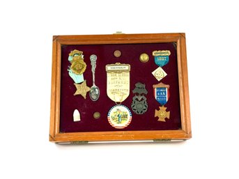 Group Lot Of GAR Metals Civil War Veterans Items