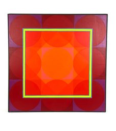 Mid-Century Abstract Oil On Canvas