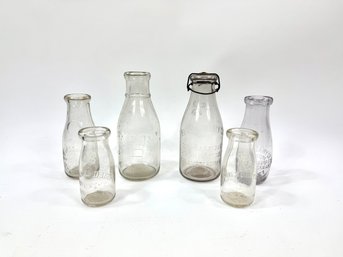 Early Milk Bottles From BEAKES Dairy