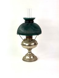 Bradley And Hubbard Student Lamp With Green Shade