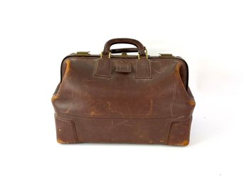 Antique Doctors Leather Bag