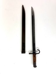 WW2 Japanese Bayonet With Sheath