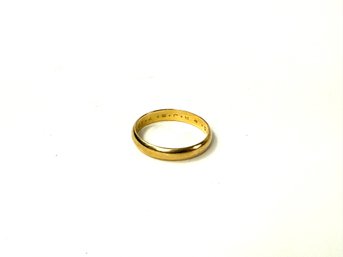 14 Karat Gold Wedding Band Dated 83