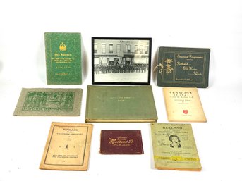 Group Of Early Rutland Vermont Ephemera