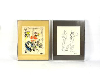 Two Vintage  Art Prints