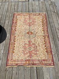 Mid-Century Alice Soumak Silk On Cotton Carpet