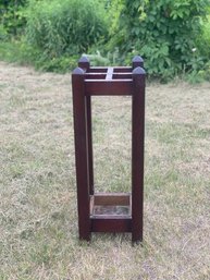 Antique Mission Oak Umbrella Stand