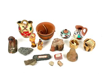 Large Group Of Vintage Native American Items