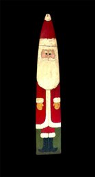 Original Warren Kimble Santa Claus On Beaver Stretcher