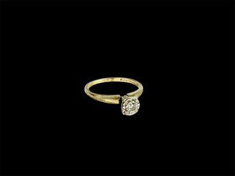 Vintage 14 Karat Gold Diamond