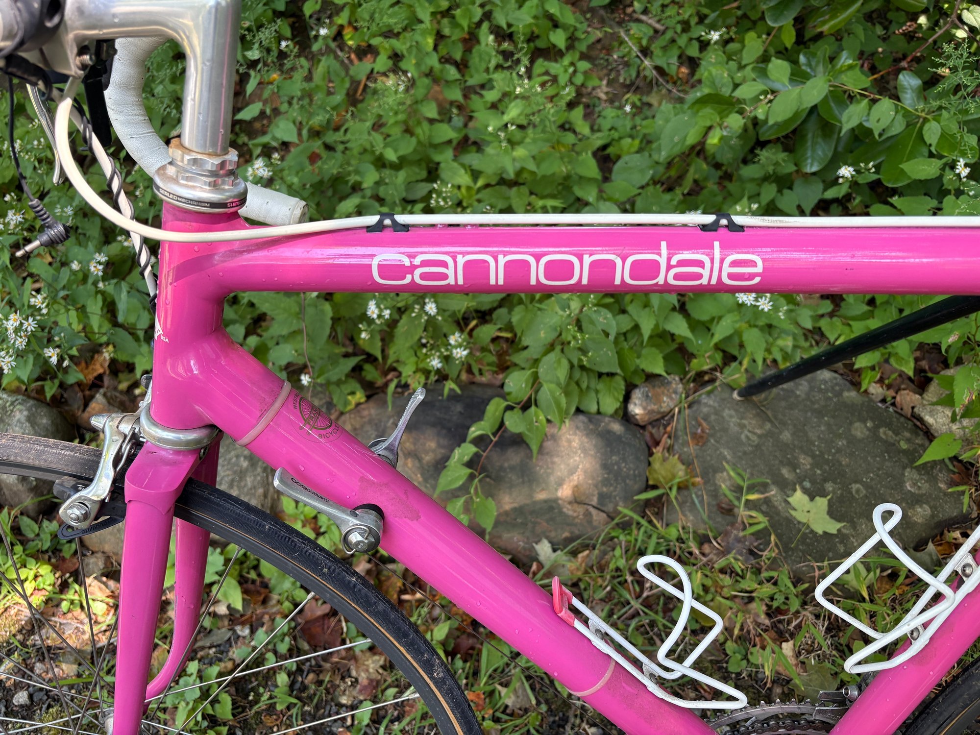 Vintage SR 600 Cannondale, Ladies Road Bike In Hot Pink 1980s