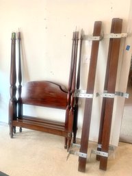 Solid Mahogany Custom Made Tall Post Single Beds