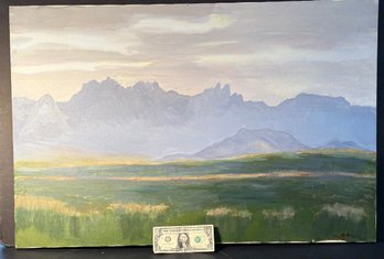 Landscape Todros Geller? Oil On Canvas