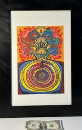 Original David Friedman Kabbalah Artist Print Framed