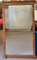 Mid Century John Widdicomb Regency Walnut Mirror With Gold Trim (1)