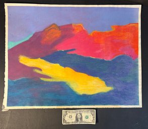 Modernist Print On Paper Signed Andrea Sliff 87