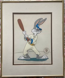 Original Framed Bugs Bunny Animation Cell With COA