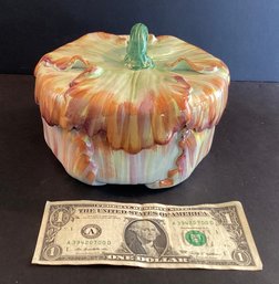 Hand Painted Italian Covered Petal Container