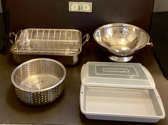 4 Pcs. Stainless Steel Cookware Lot