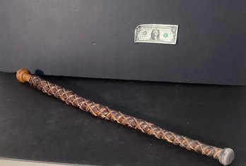 Hand Carved Pineapple Pattern Walking Stick