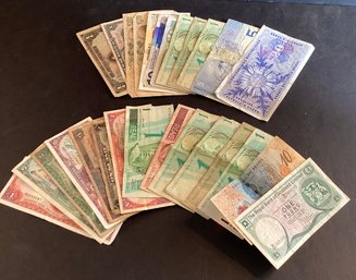 Money Makes The World Go Round! Foreign Paper Currency From All Around The Globe!
