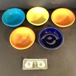 5. Mid Century Fiesta Ware Soup Or Cereal Bowls