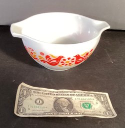 Mid Century Modern Pyrex Bowl: Friendship